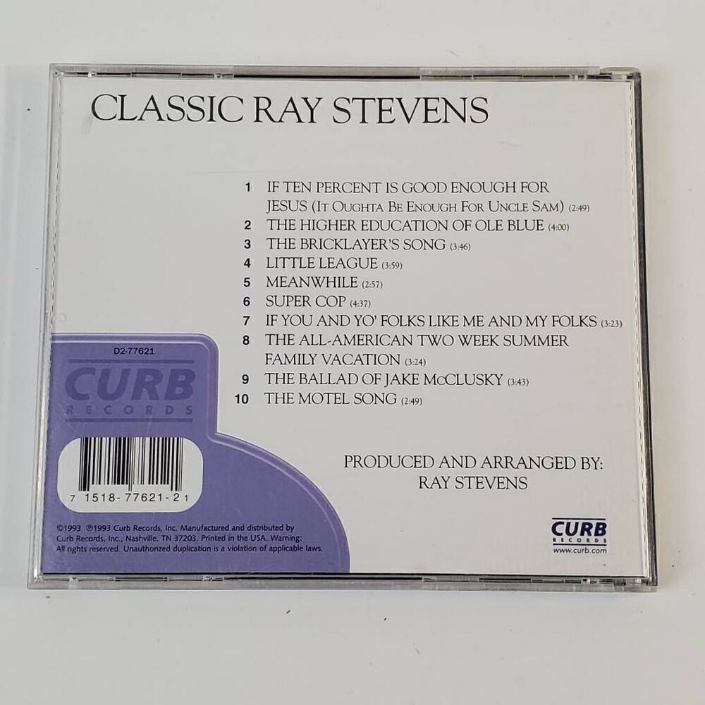 Classic Ray Stevens Music (CD) - Picture 3 of 3